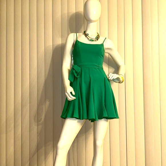 B Darlin Teal Sleeveless Dress - Picture 3 of 10
